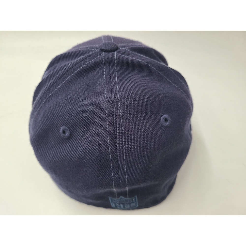 Seattle Seahawks Reebok Fitted 7 7/8 Hat Cap Wool Men Women NFL Football Blue - Picture 8 of 14